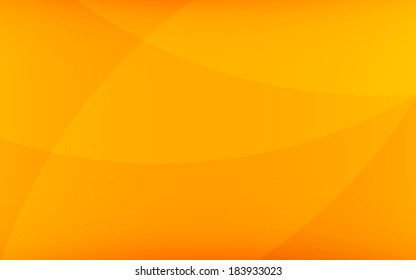 Gradient Of Orange Color With Abstract Line Curve Background (vector)