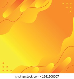 Color naranja degradado fondo moderno bavkground, volante, plantilla de portada.ilustración vectorial