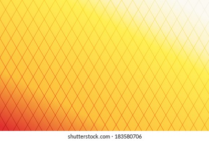 gradient of orange color and square polygon background (vector)