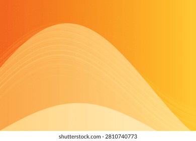 Gradient orange wave transition blending colors yellow smooth