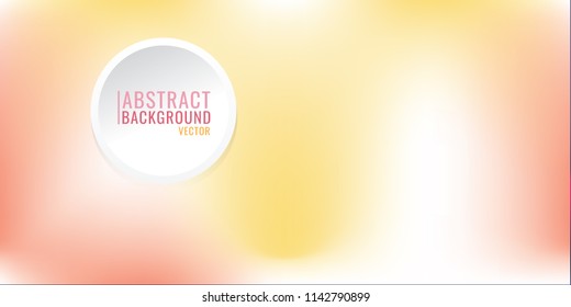 Gradient orange and yellow mesh abstract background. Iridescent graphic template for brochure, flyer, poster design, wallpaper, mobile screen. vector