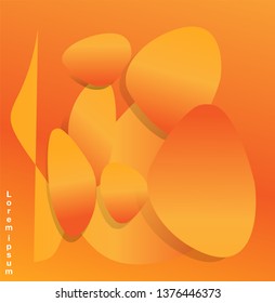 Gradient Orbs floating