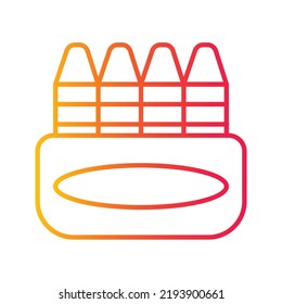 Ilustración de los paquetes de colores de degradado 