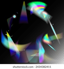  Gradient Overlay Glare Foil Tinsel. Holo Glitch Effect Rainbow Bokeh. Blue, Purple, Green Celebration Background. Falling Hologram Confetti. Silver Transparent Falling Particles. Rainbow Tinsel.