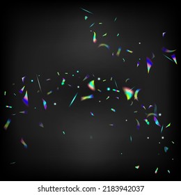  Gradient Overlay Neon Foil Tinsel. Rainbow Tinsel. Blue, Purple, Green Celebration Background. Gold Transparent Falling Particles. Holo Glitch Effect Rainbow Bokeh. Falling Hologram Confetti.