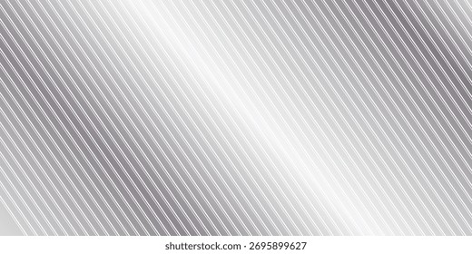 Gradient Parallel stripes pattern. Evenly spaced gray lines. Grainy, grunge, and industrial texture. Modern background. Diagonal stripes. Striped texture. gradient lines
