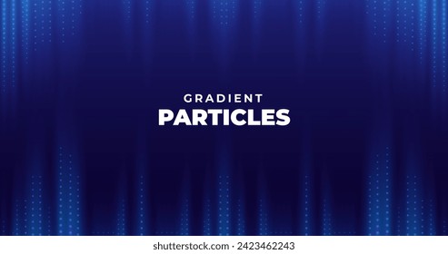 Gradient particles falling background vector design in eps 10