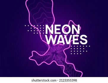 Gradient party flyer. Dynamic fluid shape and line. Energy show cover template. Gradient party flyer. Electro dance music. Electronic trance sound. Club dj poster. Techno event.