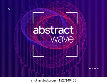 Gradient party flyer. Modern show banner template. Dynamic fluid shape and line. Gradient party flyer. Electro dance music. Electronic trance sound. Club dj poster. Techno event.