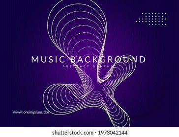 Gradient party flyer. Modern show banner design. Dynamic fluid shape and line. Gradient party flyer. Electro dance music. Electronic trance sound. Club dj poster. Techno event.