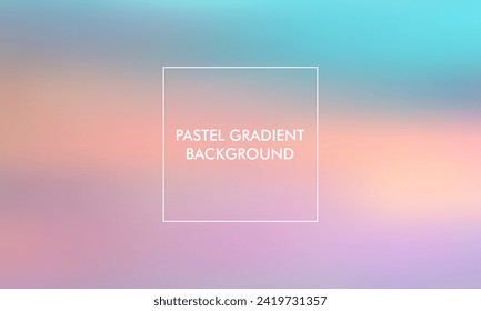Gradient pastel abstract background with colorful color, eps 10