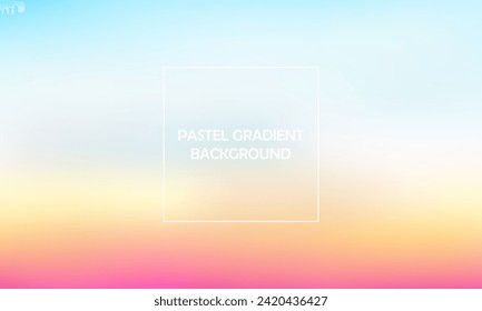 Fondo abstracto degradado pastel con color colorido, eps 10