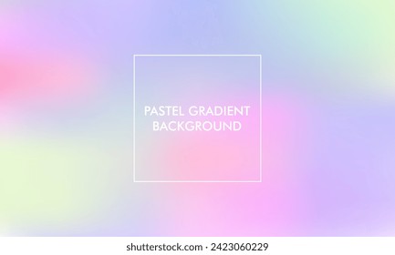 Gradient pastel abstract background with colorful, eps 10