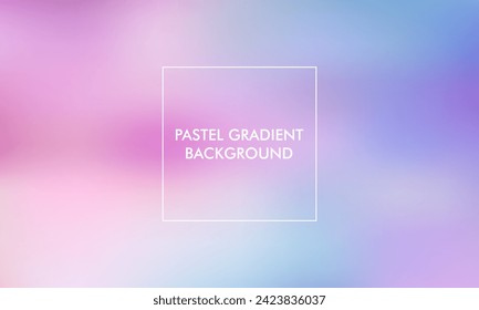 Gradient pastel abstract background with colorful color, eps 10