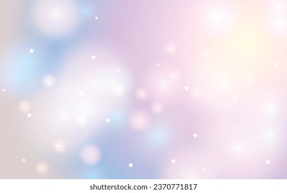 Fondo pastel degradado. Fondo claro con estrellas.