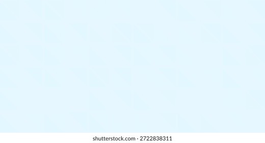 Farbverlauf pastellblauer Hintergrund auf Dreiecksmuster. Geometrischer abstrakter Pixelhintergrund mit weichem Ton. Shabby-Pixel.