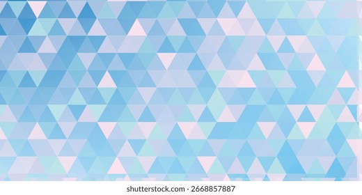 Fundo de cor pastel de gradiente em padrão de triângulo. Geométrico abstrato tom suave pixel background.eps.10