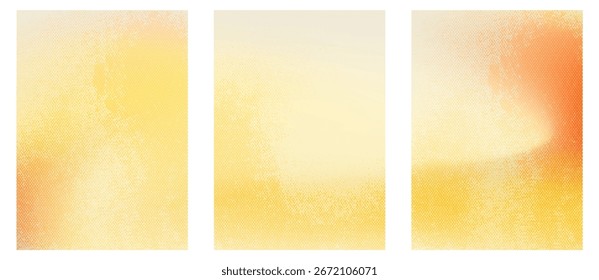Gradient pastel with grain texture. Background soft light noise gradation wave liquid. Gradient grain pastel. Vector illustration