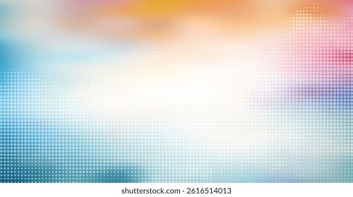 Gradient Pastel Halftone Background with Soft Color Transitions and Subtle Dot Patterns for Creative Projects, Ideal for Abstract Design and Modern Visuals
