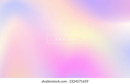 Gradient pastel modern rainbow background. yellow, pink , purple, orange, blue colors for deign concepts, wallpapers, web, presentations and prints. vector design.