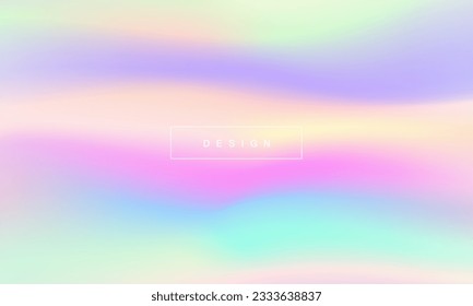Fondo de arcoiris moderno degradado en tonos pastel. amarillo, rosa, púrpura, naranja, verde, azul para los conceptos de diseño, fondos de pantalla, web, presentaciones e impresiones. diseño vectorial.