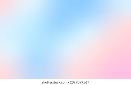 Gradient pastel winter background. Purple and blue, magenta horizontal gradient mesh winter, spring background.  Vector illustration