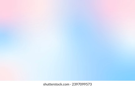 Fondo de invierno pastel degradado. Púrpura y azul, magenta de malla horizontal de gradiente invierno, fondo de primavera.  Ilustración del vector