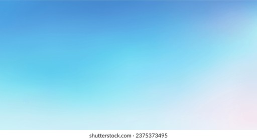 Fondo de invierno pastel degradado. Violeta y azul, malla de gradiente horizontal púrpura. Vibrante ilustración de vector de atardecer colorido