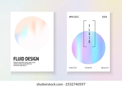 Gradient Pattern. Holographic Foil. Minimalist Background. Digital Design. Purple Geometric Paper. Vintage Vector. Colourful Metal Brochure. Violet Gradient Pattern
