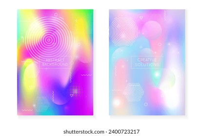 Gradient Pattern. Round Futuristic Composition. Digital Shape. Dynamic Dots. Soft Poster. Violet Tech Design. Liquid Background. Motion Flyer. Blue Gradient Pattern