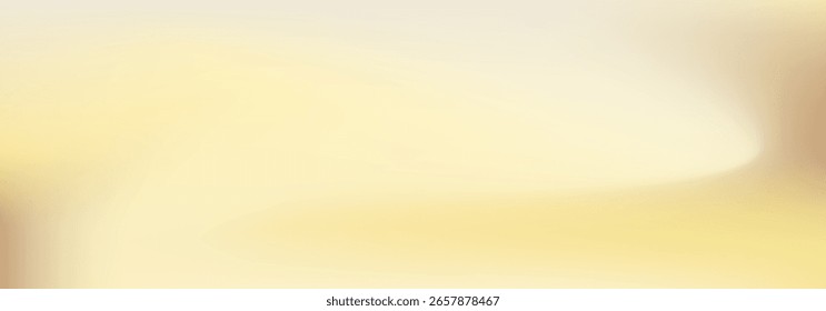 Gradient pearl background with cream and peach color. Wave gradient wallpaper cream pearl light tone. Vector illustration