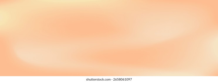 Gradient pearl background with cream and peach color. Wave gradient wallpaper cream pearl light tone. Vector illustration