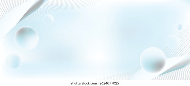 Gradiente Pérola beleza e vetor de fundo cosmético. Ilustração 3D com cor suave, tom neutro, pérola, arte em linha. Design para produto cosmético, cuidados com a pele, maquete, apresentação do produto, anúncios.