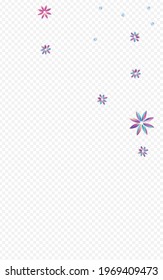 Gradient Petal Art Transparent Background. Light Hibiscus Brochure. Holiday Color Flyer. Blue and Pink Inflorescence Tropical Pattern.