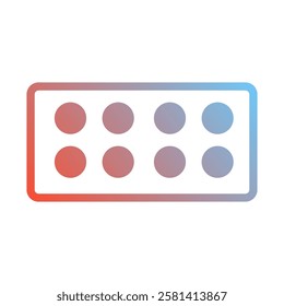 Gradient Pill Pack Illustration Modern Design