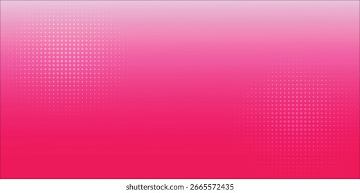 Gradient Pink Abstract Background with Modern Halftone Dot Design Elements