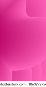 Gradient pink background with 3d curved corners forming dark and light spaces