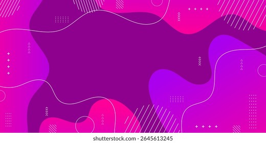 Gradiente rosa dan roxo abstrato fundo, Modelo para negócios, anúncios, fundo de banner, Design simples minimalista limpo. eps 10