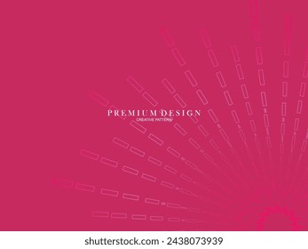 Gradient pink flat block geometric premium background.