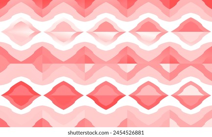 Imagen de Vector de fondo de onda rosa degradado, diamante Horizontal de la curva de degradado rosa 