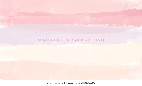 gradient pink yellow watercolor abstract background vector design