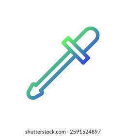 Gradient Pipette Tool Symbol for Precise Drops
