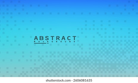 Gradient pixelated mosaic background in various shades of blue, ideal for contemporary digital presentations and modern graphic design projects, creating a visually engaging experience