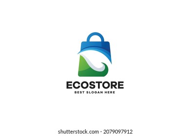 Gradient Plant Store Logo Design