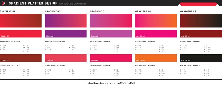gradient Platter design With 2 Color Combination. Easy to edit and use for any commercial purpose. 