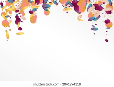 Gradient Polka Abstract Grey Background. Hologram Carnaval Splash Banner. Carnival Texture. Unicorn Celebration Background.