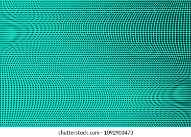 Gradient polka dots green background. Soft halftone pattern. Modern vector illustration. Abstract curves. Points backdrop. Dotted spotted pattern. Monochrome template for web design