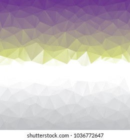 Gradient polygonal covers background