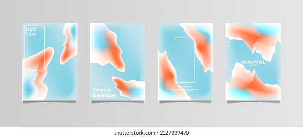 afiche de degradado para la decoración de la pared del hogar