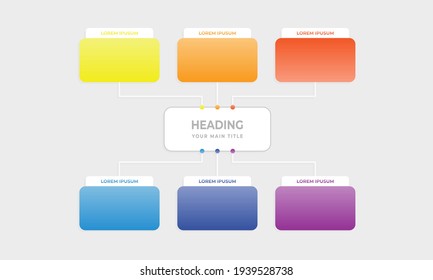 Gradient process infographic. Business concept with 4 steps.	